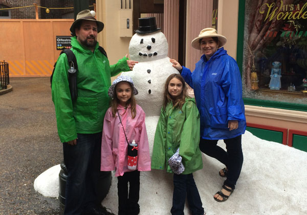 Our trip to Florida. Snowman unsimulated.